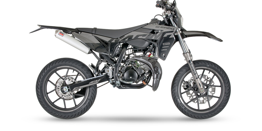 UUSI SHERCO 50cc SILVER R-RS AND BLACKMOON R-RS