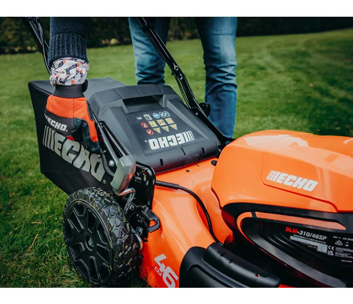 DLM 310 46p battery mower capacity block text image kuva