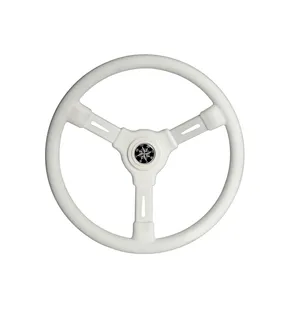 3-spoke steering wheel white 355 mm image