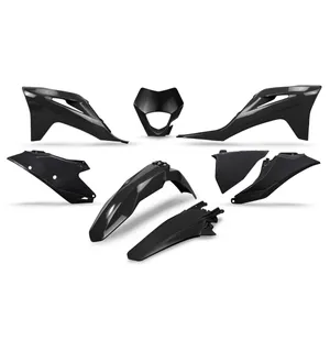 UFO Muovisarja 6-osainen Musta 001 GasGas EC250/300 2021- EC-F250/350 2021- kuva