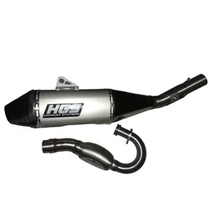 HGS Täysputkisto 4T KX250F 17-24 New design Carbon end cap kuva