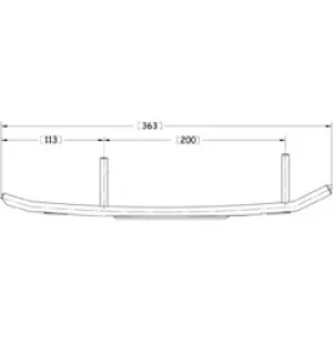 Sno-X Ripper Four Styrstål 4" Hårdmetall image