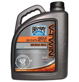 Bel-Ray V-Twin 20W-50 Semi-Synthetic Engine Oil 4L kuva