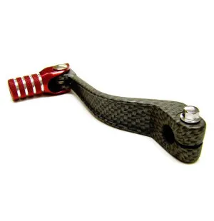 Tec-X Vaihdepoljin, Carbon-kuvio/Punainen, Derbi Senda / Aprilia RX,SX  06- / Gi kuva