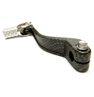 Tec-X Vaihdepoljin, Carbon-kuvio/Hopea, Derbi Senda / Aprilia RX,SX  06- / Giler kuva