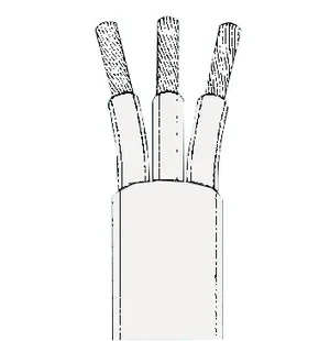 3 wires (rbbl) cable 1.5 mm (reel 50 m) image