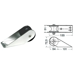 155x51-mm S.S. stemhead roller image