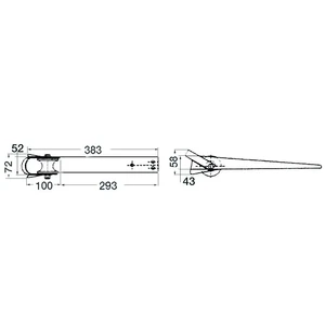393x52-mm S.S. stemhead roller image