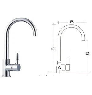 Diana mixer for galley sink image