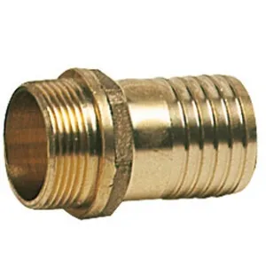 Letkuliitin uros 1" 1/4 x 40mm (messinki) kuva
