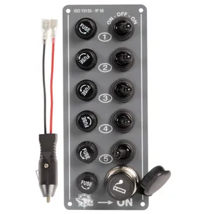 5 switches panel + lighter image