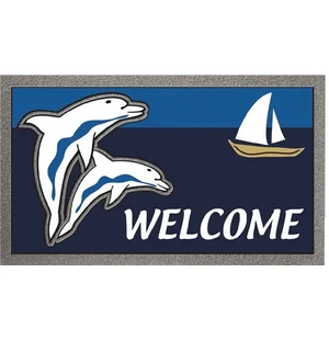 Kynnysmatto 40x68Dolphins kuva