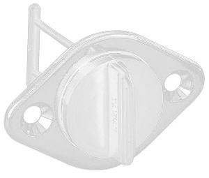 Tyhjennystulppa 25mm kromattu messinki/nailon kuva