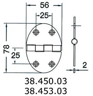 Sarana 56x78mm 2mm kuva