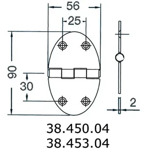Sarana 56x90mm 2mm kuva