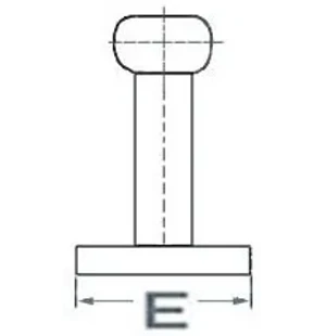 Osculati Nordik pollari RST 150mm kuva
