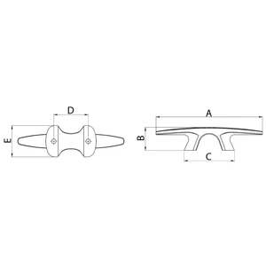 Osculati Bull Dog pollari 255mm kuva