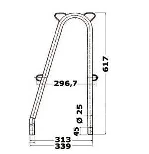Osculati keulakaide 617mm kuva