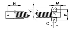 Luukkujousi SS220mm A kuva