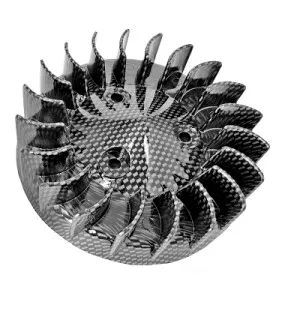 TNT Fläkthjul, Carbon-mönster, Minarelli Liggande/Stående image