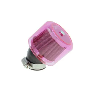 Ilmasuodatin, Air-System, Punainen, Kiinitys Ø 35mm, 45° (Ø 70mm x p. 55mm) kuva