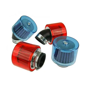 Ilmasuodatin, Air-System, Sininen, Kiinitys Ø 35mm, Suora kuva