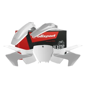 Polisport plastic kit TC125/250 FC250/350/450 16-18 White (1) kuva