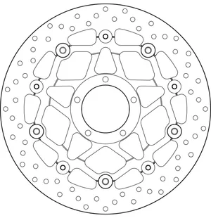 Brembo Serie Oro jarrulevy kelluva kuva
