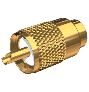 Shakespeare PL259 connector with UG176 adapter & DooDad® for RG8X cable kuva
