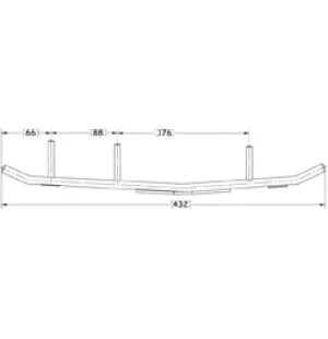 Sno-X Ripper Four Styrstål 4" Hårdmetall image