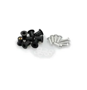 Puig Screw Kit whit silentblocks C/Silver kuva