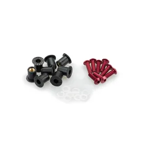 Puig Screw Kit whit silentblocks C/Red kuva