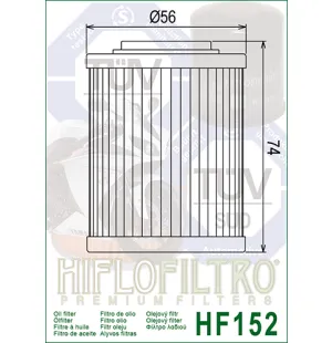 HiFlo öljynsuodatin HF152 kuva