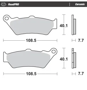 Moto-Master Jarrupalat RoadPRO Ceramic kuva