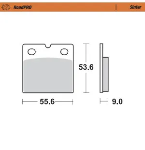 Moto-Master Jarrupalat RoadPRO Sinter eteen BMW R100RT 87-96 K75C/S kuva
