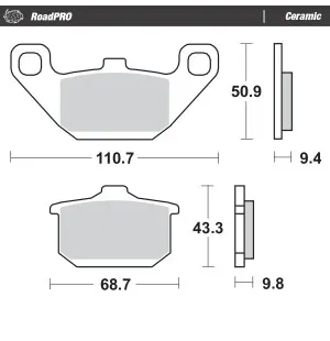 Moto-Master Jarrupalat RoadPRO Ceramic kuva