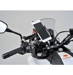 Daytona gps/puhelin kiinnikealusta pääsylinteriin USB latausliittimellä kuva