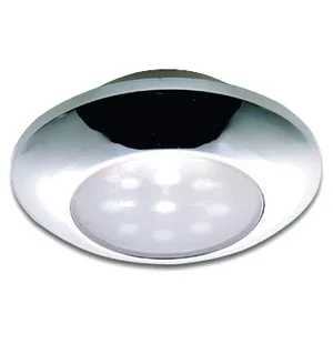 Osculati watertight chromed ceiling light white LED light kuva