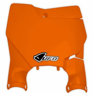 UFO Stadium Front number plate KTM 125/450 SX/SX-F 16-22 Orange 127 kuva