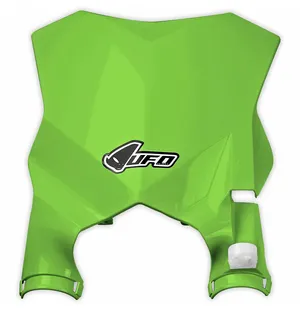 UFO Stadium nummerplåt KX250F 17.. / KX450F 16-.. Grön 026 kuva