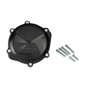 UFO Clutch cover CRF250 18- Black kuva