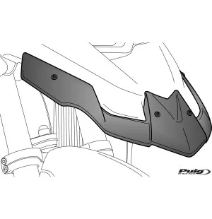 Puig Beak Extender For Yamaha Tenere 700 19'- C/Matt Bl kuva