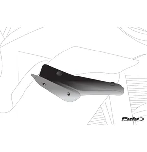 Puig Downforce Sport Side Spoilers Yamaha Yzf-R3 15'-18' C/Red kuva