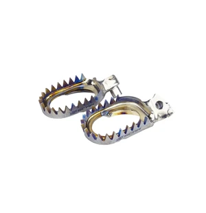 Scar Titanium Footpegs Anti Mud - Yamaha kuva