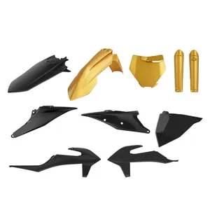 Polisport full kit KTM SX/SXF(19-22) GOLD/BLACK (1) kuva