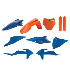 Polisport full kit KTM SX/SXF(19-22) BLUE/ORANGE (1) kuva