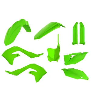 Polisport kit Kawasaki KX250F 21-24 KX450F 19-23 Lime Green (1) kuva