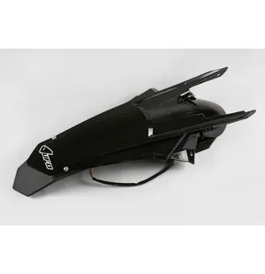 UFO Rear Fender Enduro LED EXC/EXC-F 150-500 2017-19 Musta 001 kuva