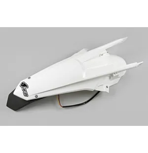 UFO Rear Fender Enduro LED EXC/EXC-F 150-500 2017-19 Valkoinen 047 kuva