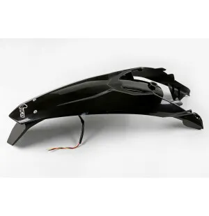 UFO Rear Fender Enduro LED EXC/EXC-F 125-500 2012-16 Musta 001 kuva